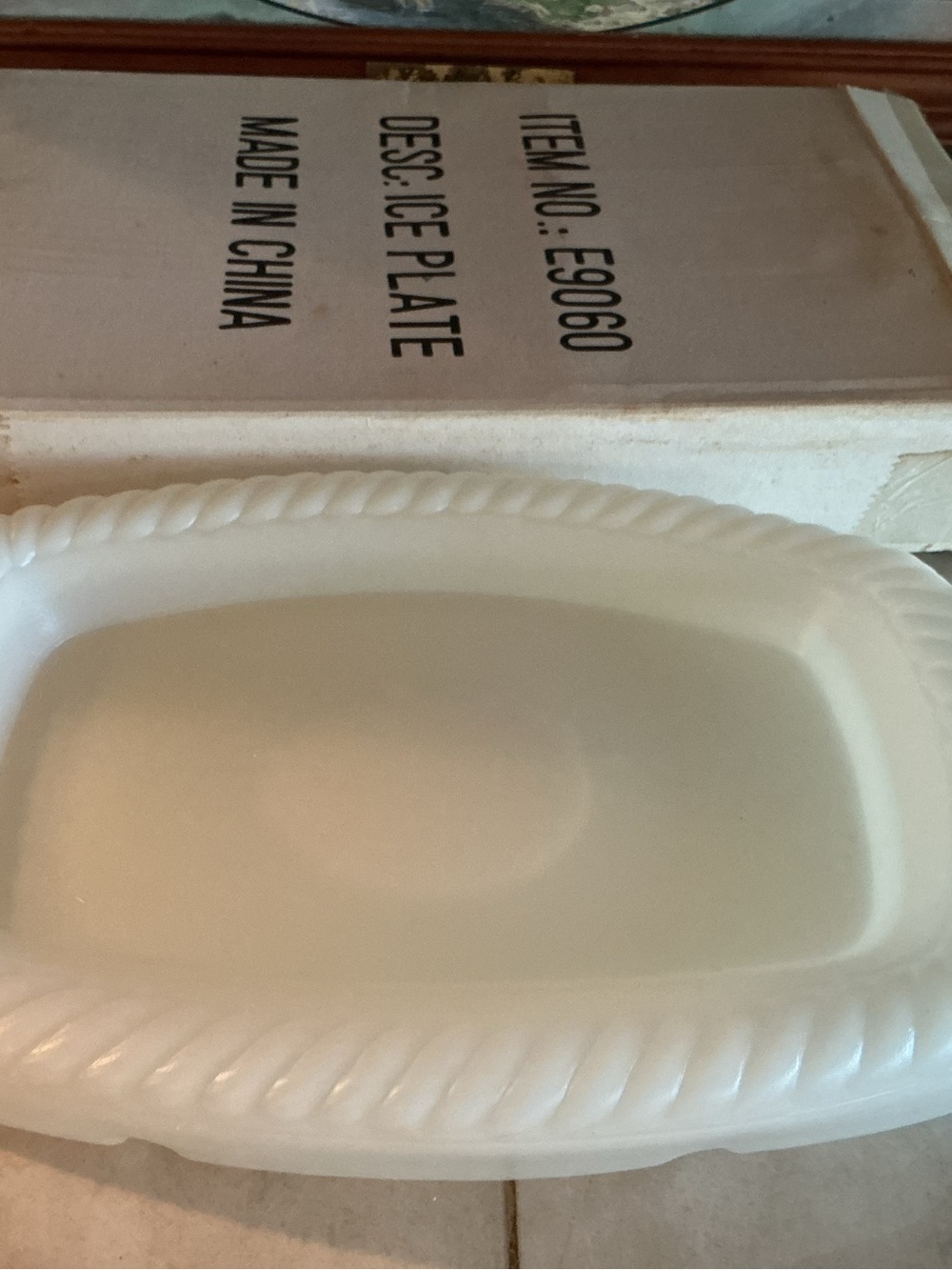 Plastic Ice Plate / liquid filled